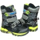 Детские термоботинки SUPER GEAR B 213 (серо-зеленые) 